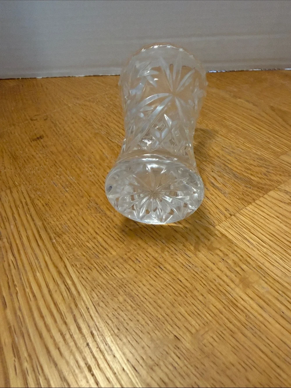 Clear Cut Glass Bud Vase - Home Dining